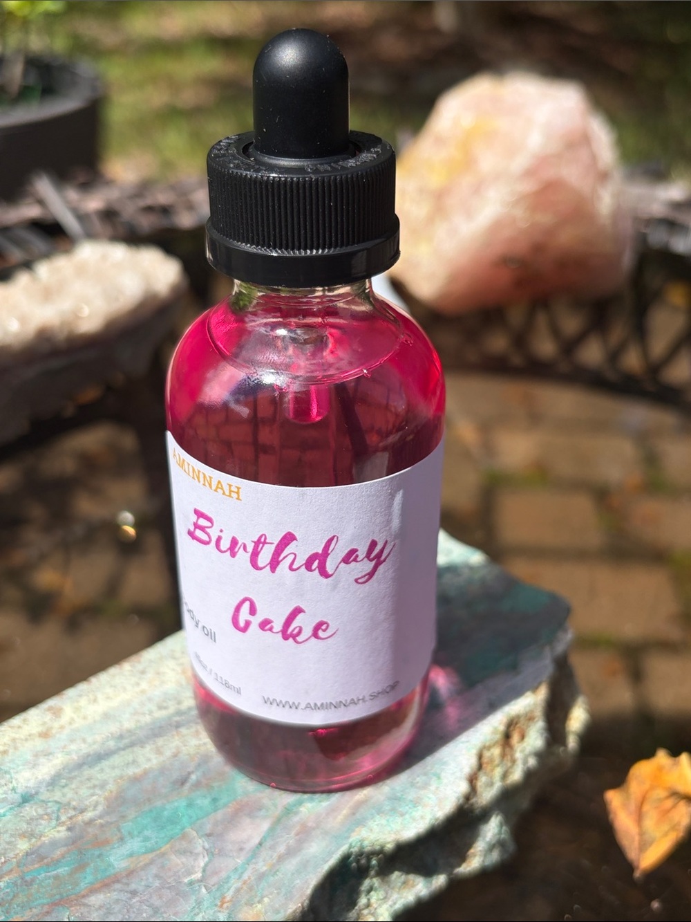 Aminnah Birthday Cake Pink Bath & Body Oil